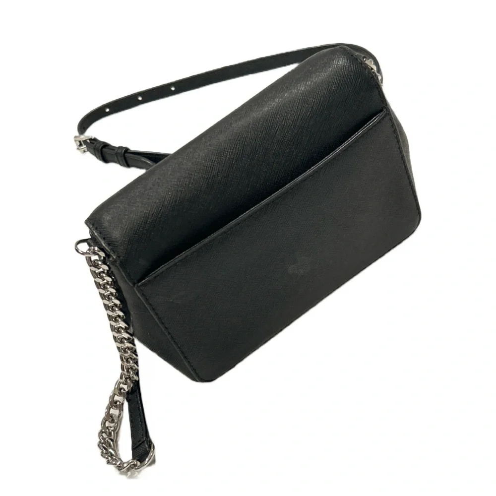 Michael Kors Women’s‎ Tina Black Saffiano Leather Crossbody Bag